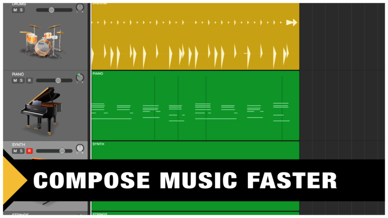 Compose Music Faster (Rocket Speed)