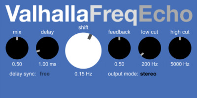 Valhalla Freq Echo (Frequency Shifter)