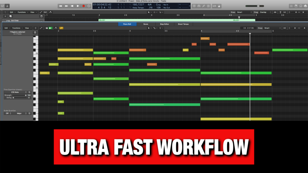  Ultra Fast Workflow in Logic Pro X