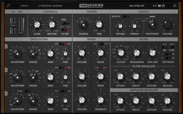 The Legend Synth VST Plugin