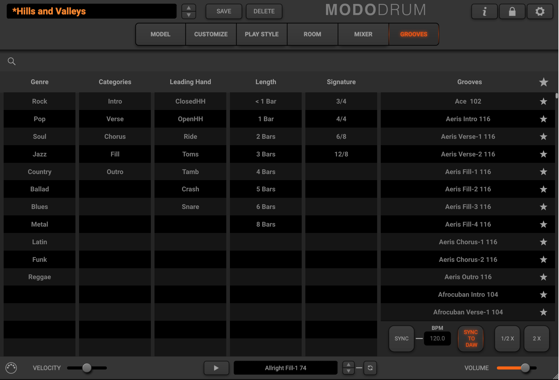 MODO Drum - Grooves