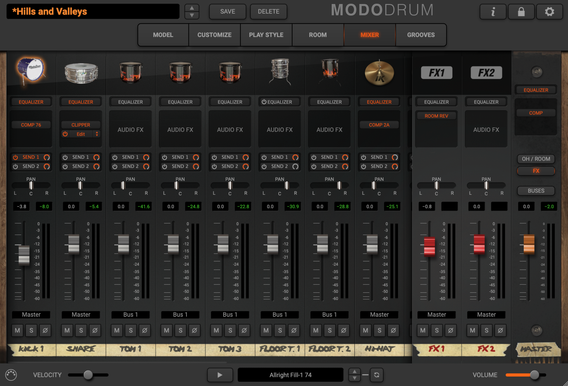 MODO Drum - Mixer