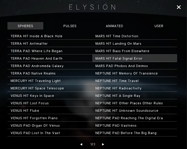 Elysion - Presets