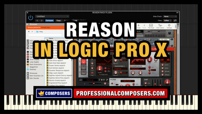 Reason Rack Plugin in Logic Pro X