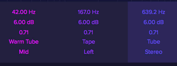 Spectre VST - Saturation Types