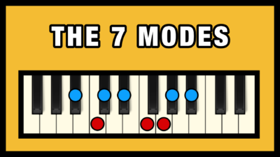The 7 Modes on Piano (Free Chart)