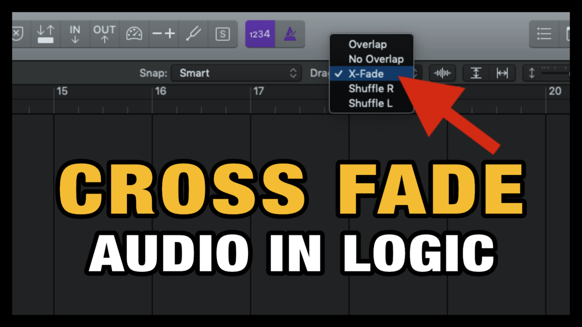 Cross Fade Audio Clips in Logic Pro