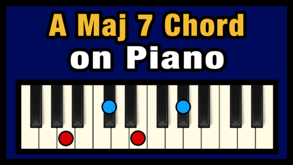 Amaj7 Piano Chord