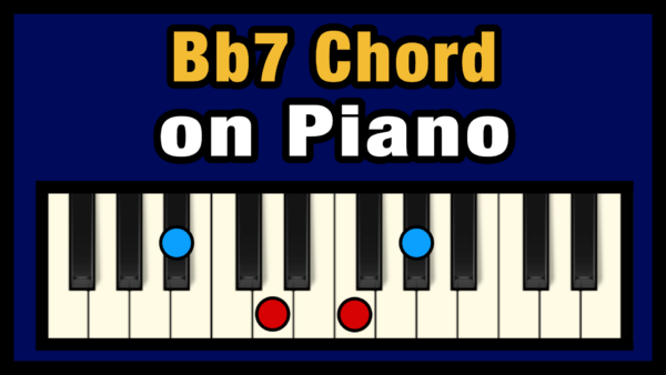 Bb7 Piano Chord