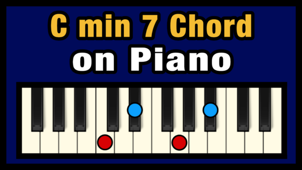 Cmin7 Piano Chord