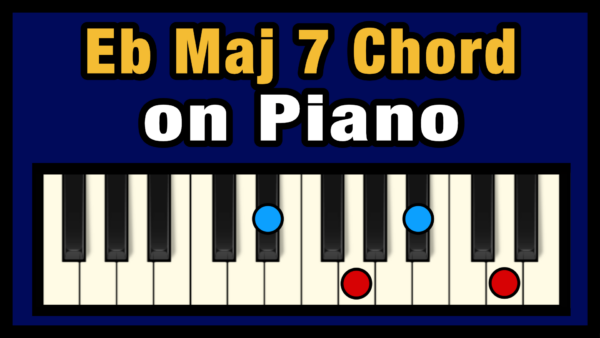 Ebmaj7 Piano Chord