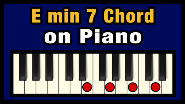 Emin7 Piano Chord