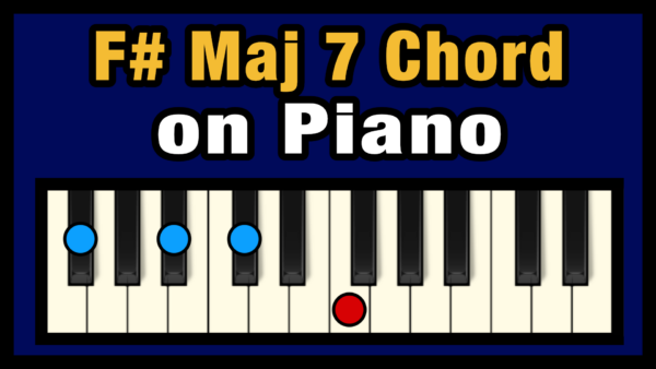 F#maj7 Piano Chord
