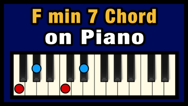 Fmin7 Piano Chord