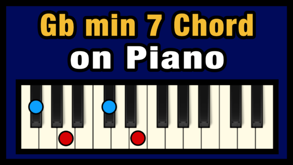 Gbmin7 Piano Chord