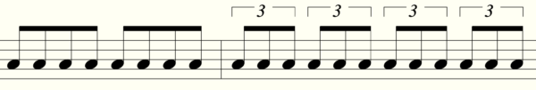 How to Notate Triplets - 8th Note Triplets