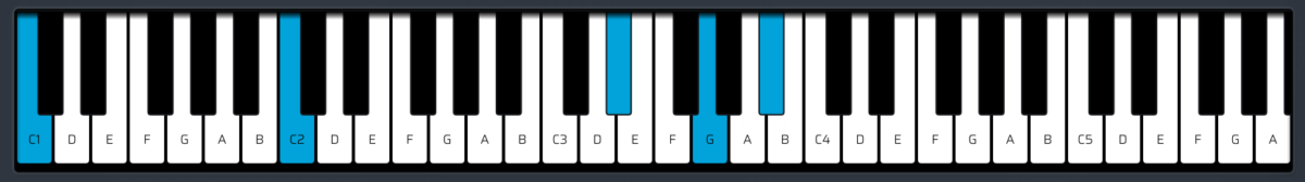 Minor 7th Chord - Root in the Bass