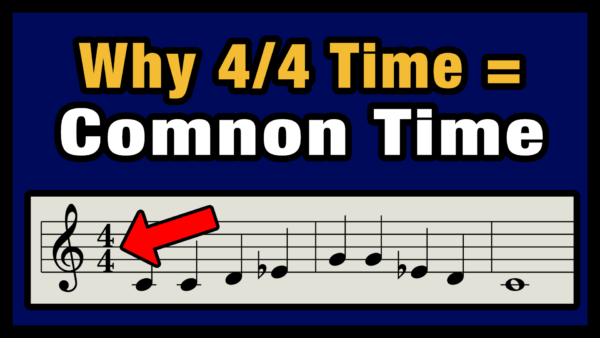 4/4 Time Signature is Common Time