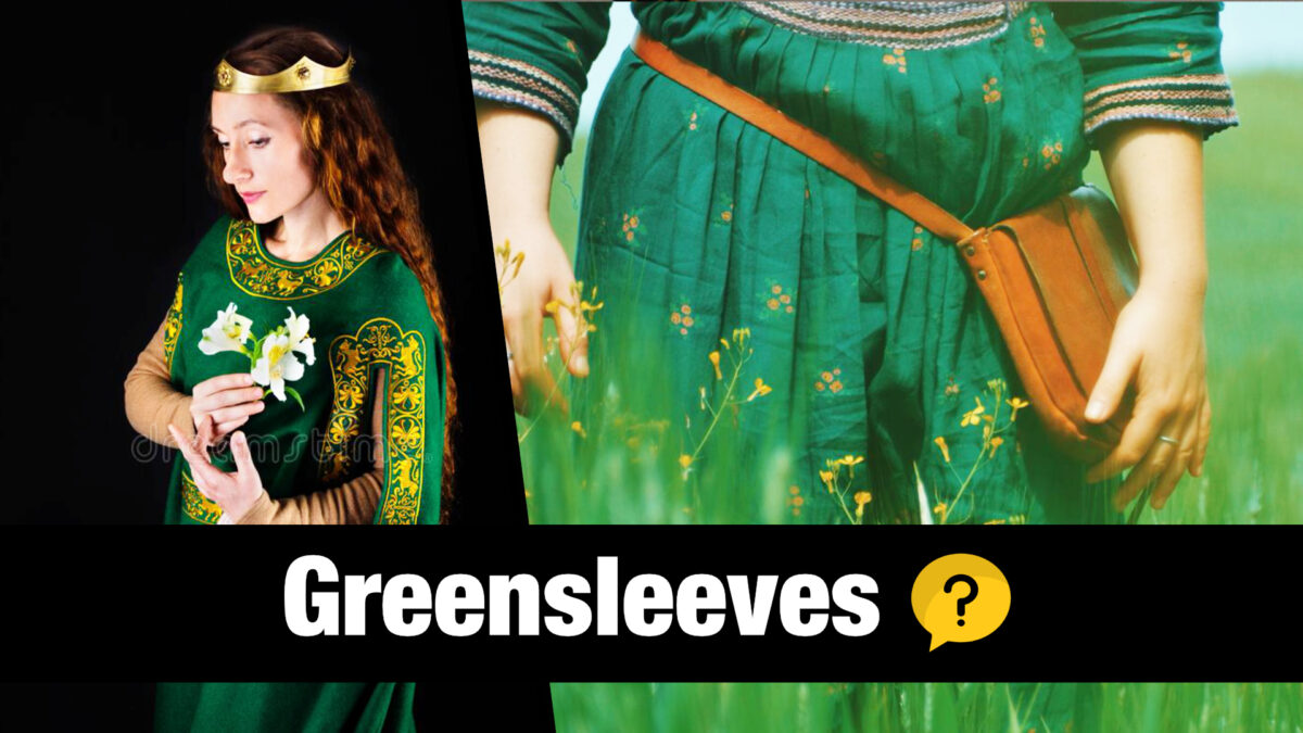 Greensleeves Folk Song on Irish Tin Whistle