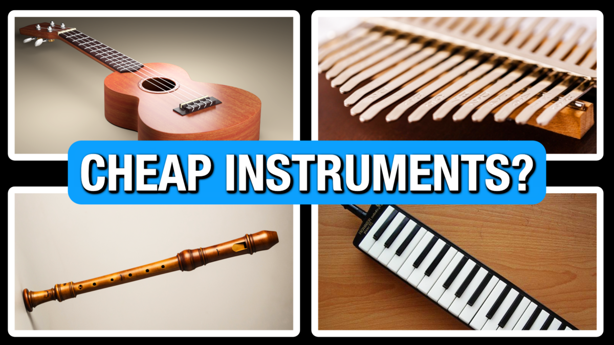 What are the different deals kinds of musical instruments