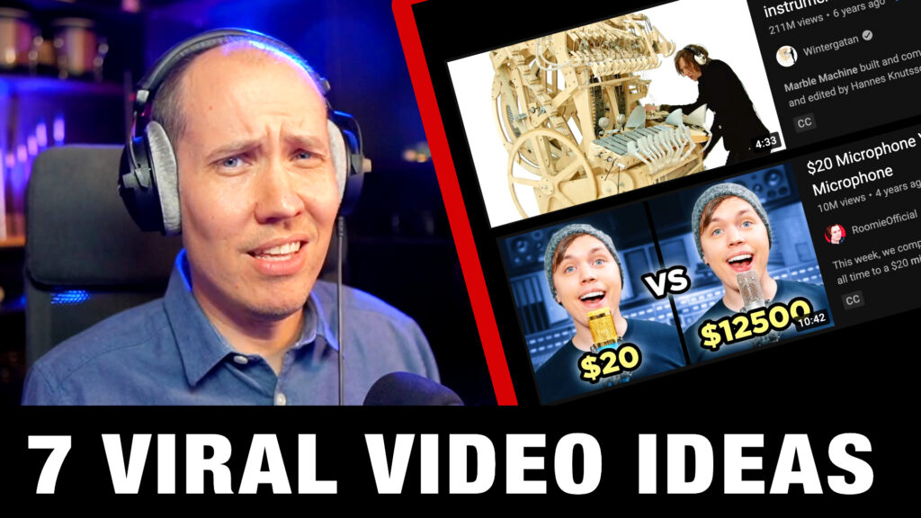 Top 7 Viral Video Ideas for Music YouTubers