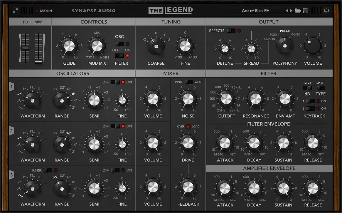 The Legend - Analog Synth VST Plugin