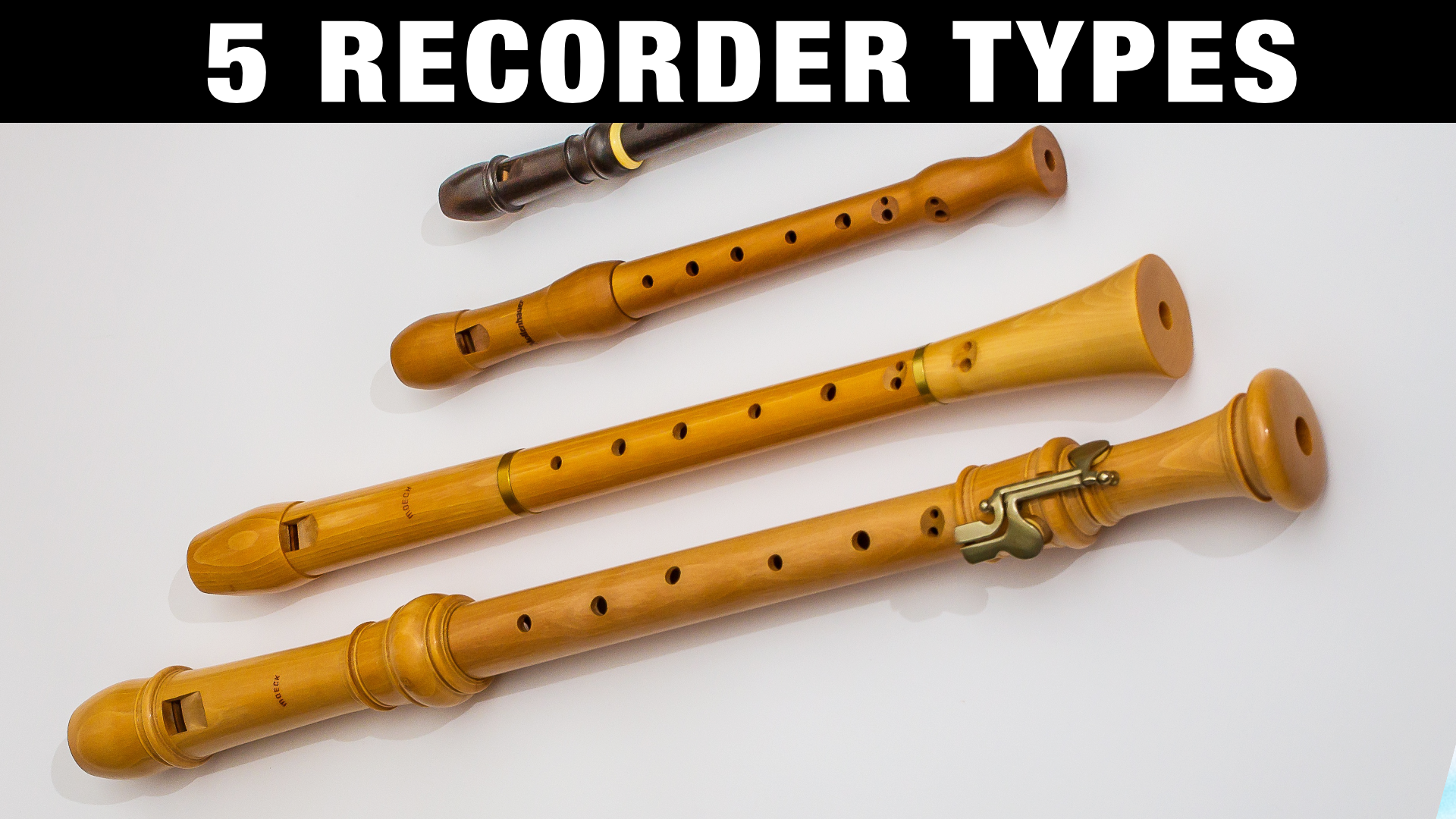 Een deel Marty Fielding restjes The 5 types of Recorders (Quick Guide) – Professional Composers