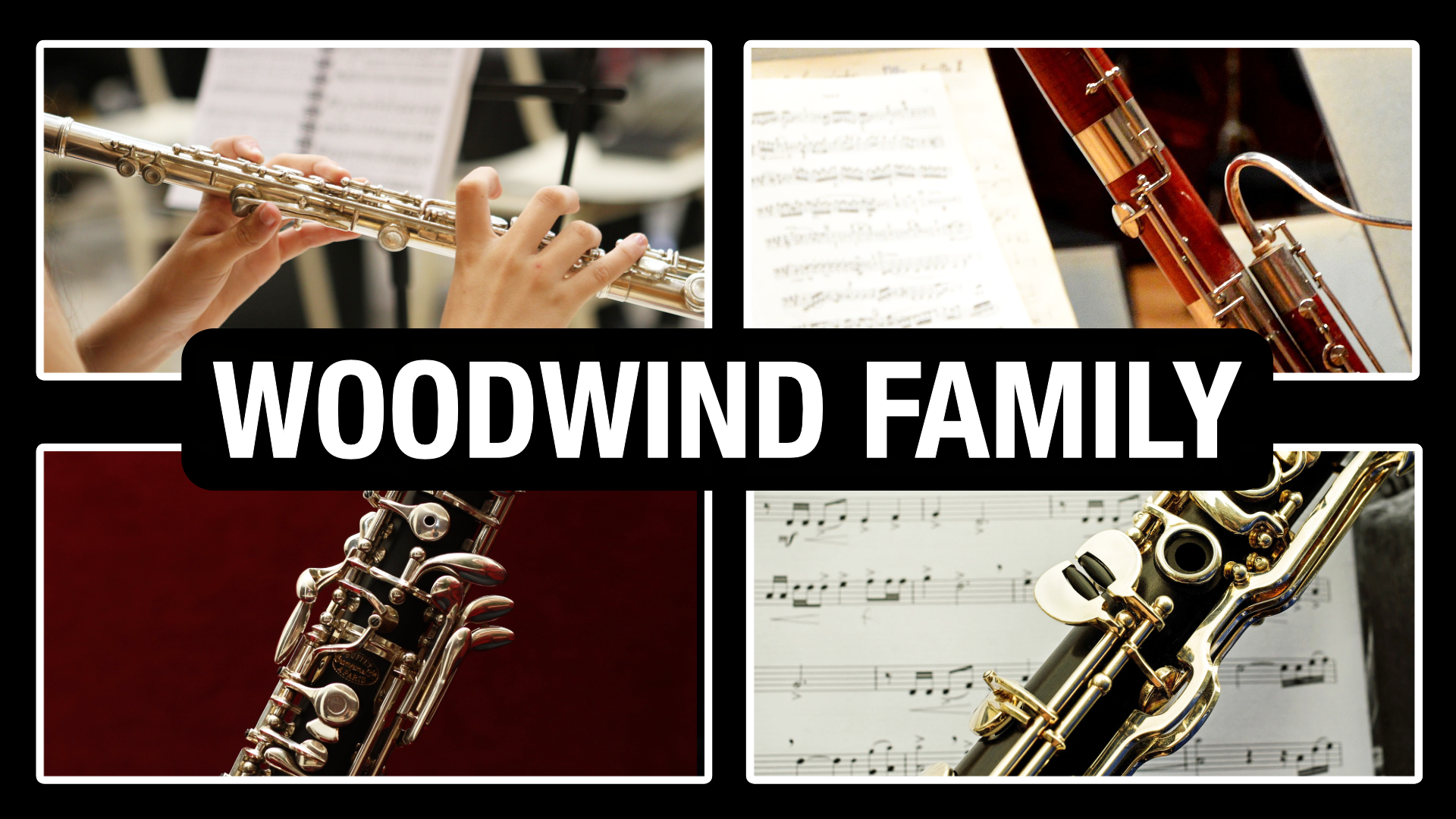 Woodwind Family of the Orchestra