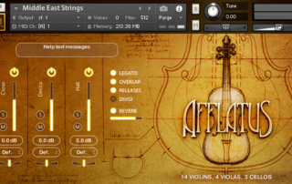 Afflatus Strings by Strezov Sampling