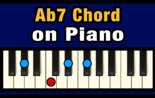Ab7 Piano Chord
