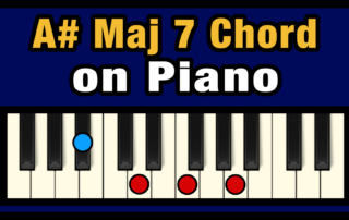A#maj7 Piano Chord
