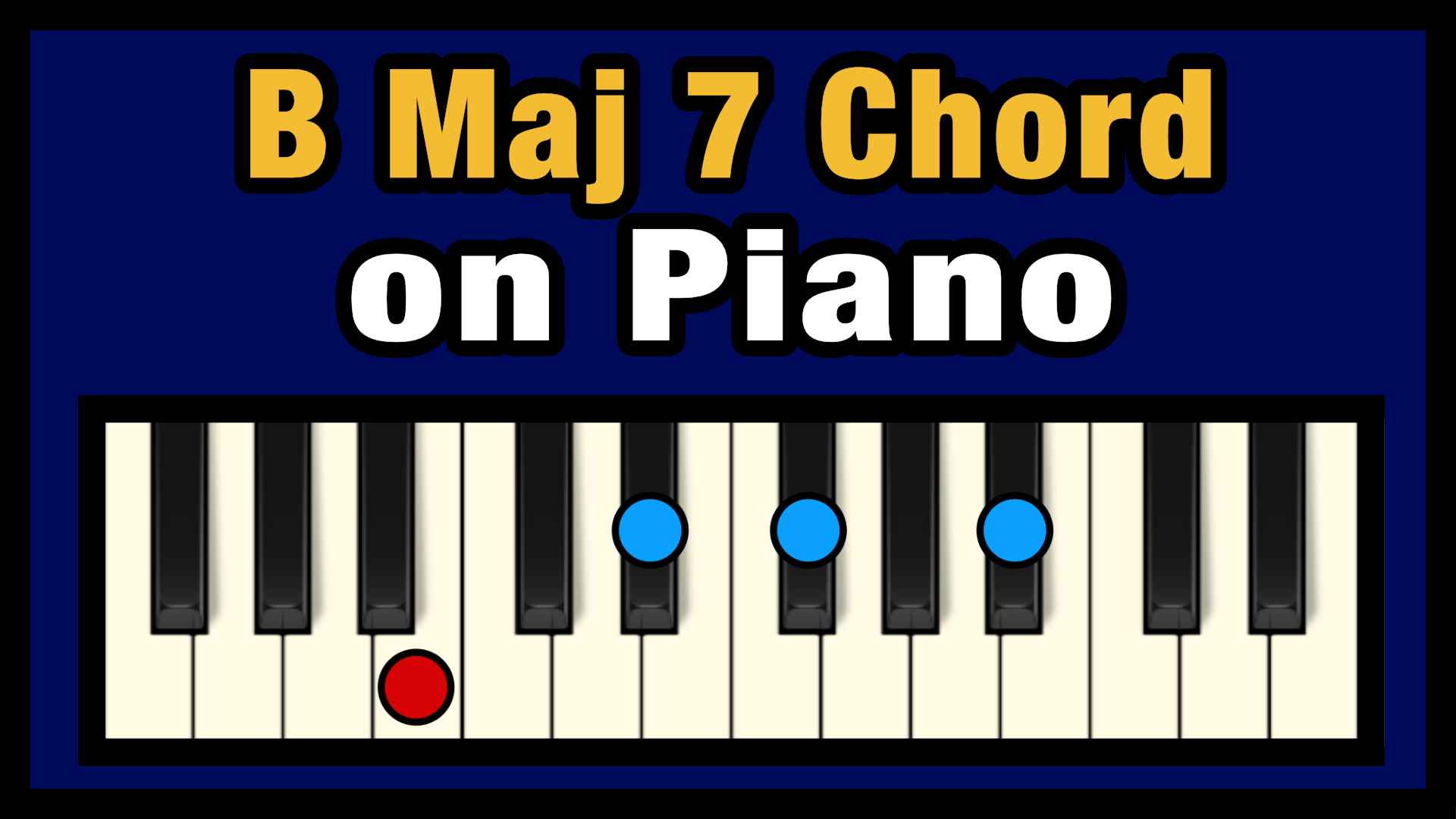 b flat major 7 chords