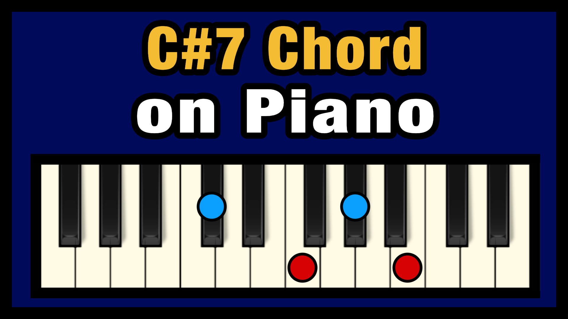 C# 7 Piano Chord.