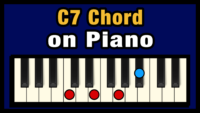 Acorde de piano C7