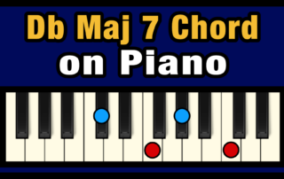 Dbmaj7 Piano Chord