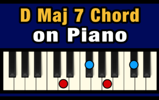 Dmaj7 Piano Chord
