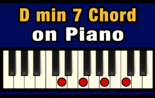 Dmin7 Piano Chord