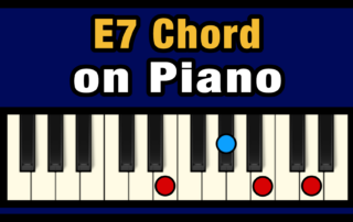 E7 Piano Chord