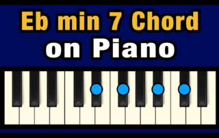 Ebmin7 Piano Chord