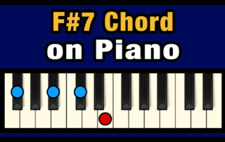 F#7 Piano Chord