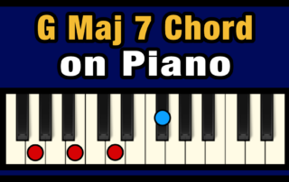 Gmaj7 Piano Chord