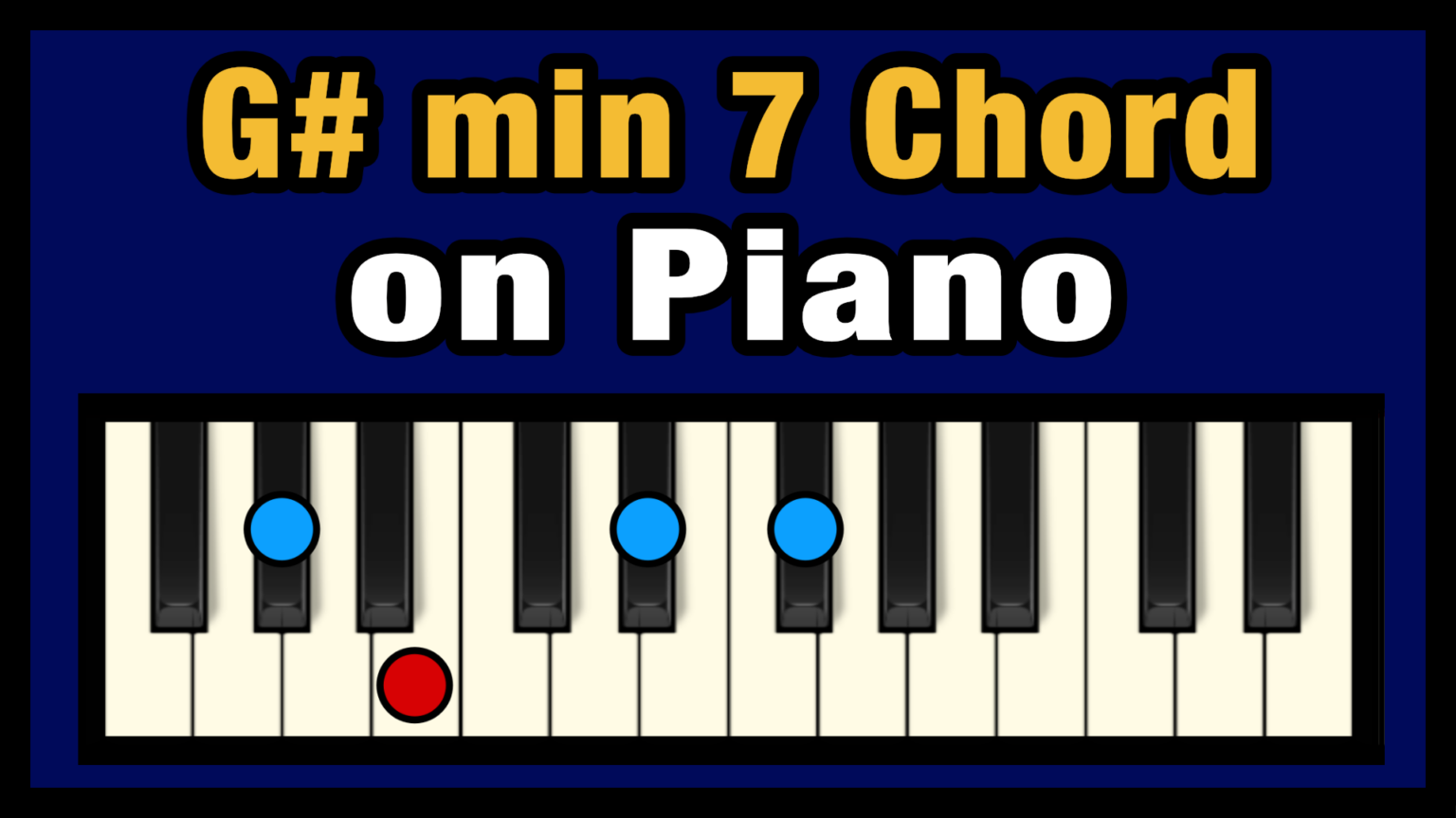 G# min 7 Chord on Piano (Free Chart) – Professional Composers