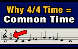 4/4 Time Signature is Common Time