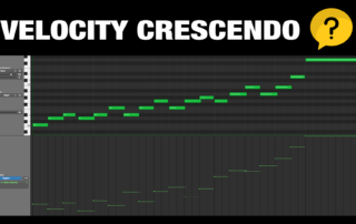Velocity Crescendo in Logic Pro