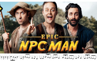 Epic NPC Man Theme (Sheet Music Notes)